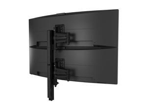 Atdec AWMS-2-46H75-H-B Heavy-Duty Dual Monitor Arm Mount (Black) Atdec AWMS-2-46H75-H-B Heavy-Duty Dual Monitor Arm Mount (Black)