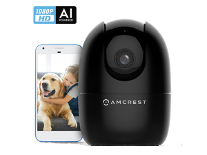 Amcrest 1080P WiFi Camera Indoor, Nanny Cam, Dog Camera, Sound & Baby Monitor, Human & Pet Detection, Motion-Tracking, w/ 2-Way Audio, Phone App, Pan/Tilt Wireless IP Camera, Night Vision, Smart Home Amcrest 1080P WiFi Camera Indoor, Nanny Cam, Dog Camera, Sound & Baby Monitor, Human & Pet Detection, Motion-Tracking, w/ 2-Way Audio, Phone App, Pan/Tilt Wireless IP Camera, Night Vision, Smart Home