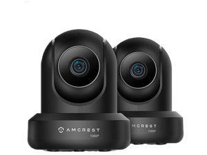 Amcrest 2-Pack 1080p WiFi Camera Indoor, 2MP Pan/Tilt Home Security Camera, Auto-Tracking, Motion & Audio Detection, Enhanced Browser Compatibility, H.265, Two-Way Talk 2PACK-IP2M-841B-V3 (Black) Amcrest 2-Pack 1080p WiFi Camera Indoor, 2MP Pan/Tilt Home Security Camera, Auto-Tracking, Motion & Audio Detection, Enhanced Browser Compatibility, H.265, Two-Way Talk 2PACK-IP2M-841B-V3 (Black)