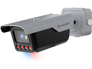 Amcrest License Plate Recognition (LPR) Camera, 8-32mm Optical Zoom AI IP POE Camera 4MP @ 30fps, 1/1.8" Low-Light Sensor, Active Deterrents, 98ft Nightvision, Bullet IP4M-1072EW-AI Amcrest License Plate Recognition (LPR) Camera, 8-32mm Optical Zoom AI IP POE Camera 4MP @ 30fps, 1/1.8" Low-Light Sensor, Active Deterrents, 98ft Nightvision, Bullet IP4M-1072EW-AI