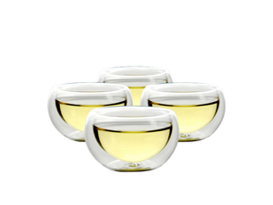 Set of 4 Teaology Luna Double Wall Borosilicate Tea/Espresso Cups Set of 4 Teaology Luna Double Wall Borosilicate Tea/Espresso Cups