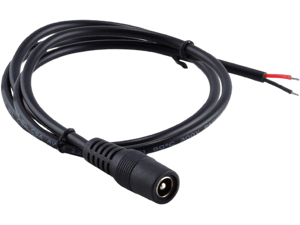 3ft 5.5x2.5mm Female DC Power CCTV Pigtail Cable 18AWG Copper Wire 5V 12V 24V 3ft 5.5x2.5mm Female DC Power CCTV Pigtail Cable 18AWG Copper Wire 5V 12V 24V