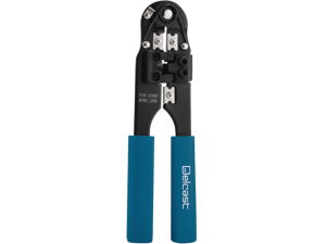 Delcast CP-8A RJ-45 Crimping Pliers, Crimp, Cut and Strip Tool Delcast CP-8A RJ-45 Crimping Pliers, Crimp, Cut and Strip Tool
