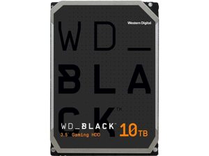 WD Black WD102FZBX 10 TB Hard Drive - 3.5" Internal - SATA (SATA/600) - Conventional Magnetic Recording (CMR) Method WD102FZBX