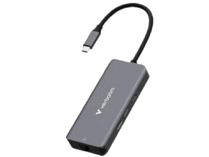 Verbatim USB-C Essentials Multiport Hub- 6 Ports - Charging Capability - USB Type C - 4K @30Hz - 3840 x 2160 - 4 x USB Ports - 3 x USB Type-A Ports - USB Type-A - 1 x USB Type-C Ports - USB Type-C - 1 Verbatim USB-C Essentials Multiport Hub- 6 Ports - Charging Capability - USB Type C - 4K @30Hz - 3840 x 2160 - 4 x USB Ports - 3 x USB Type-A Ports - USB Type-A - 1 x USB Type-C Ports - USB Type-C - 1