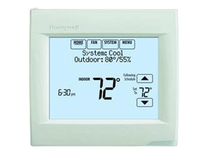 Honeywell TH8110R1008 VisionPRO 8000 Arctic White Touch Screen Programmable Thermostat, 18 To 30 VAC/750 mV Honeywell TH8110R1008 VisionPRO 8000 Arctic White Touch Screen Programmable Thermostat, 18 To 30 VAC/750 mV