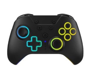 Hyperkin Armor3 NuRival Wireless Controller for Nintendo Switch OLED/Lite, Hall Effect, RGB M07619-BKHE
