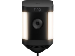 Ring Spotlight Cam Plus (Wired), 1080p HD Outdoor Security Camera, Black Ring Spotlight Cam Plus (Wired), 1080p HD Outdoor Security Camera, Black