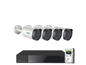 GW Security 4K Smart AI 5X Optical Zoom Color Night Vision Security Camera System, 8 Channel H.265+ 8MP NVR, 4 x UHD 4K POE Microphone 2.7-13.5mm Motorized Zoom Lens Human Detection Bullet Camera GW Security 4K Smart AI 5X Optical Zoom Color Night Vision Security Camera System, 8 Channel H.265+ 8MP NVR, 4 x UHD 4K POE Microphone 2.7-13.5mm Motorized Zoom Lens Human Detection Bullet Camera
