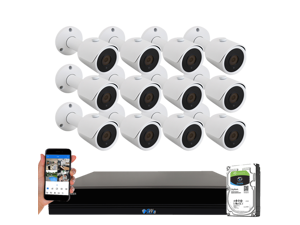 GW Security 16 Channel 5MP (2.5X 1080P) CCTV AI Surveillance DVR System with 12 x Super 5.0MP HD 1920p AI Human Detection Waterproof Security Cameras,100ft IR Night Vision, 4TB Hard Drive GW Security 16 Channel 5MP (2.5X 1080P) CCTV AI Surveillance DVR System with 12 x Super 5.0MP HD 1920p AI Human Detection Waterproof Security Cameras,100ft IR Night Vision, 4TB Hard Drive
