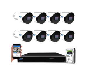 GW Security UltraHD 4K 8 Channel H.265+ NVR 8MP Security Camera System, 8 x 4K 8MP Outdoor/Indoor Microphone Bullet PoE IP Cameras, Smart AI Face Recognition Human/Vehicle Detection, 2TB HDD GW Security UltraHD 4K 8 Channel H.265+ NVR 8MP Security Camera System, 8 x 4K 8MP Outdoor/Indoor Microphone Bullet PoE IP Cameras, Smart AI Face Recognition Human/Vehicle Detection, 2TB HDD
