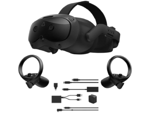HTC VIVE Focus Vision VR Headset with Controllers, Consumer Edition, Bundle with Streaming Kit HTC VIVE Focus Vision VR Headset with Controllers, Consumer Edition, Bundle with Streaming Kit