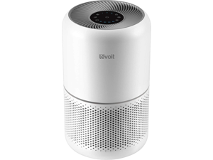 LEVOIT Air Purifier for Home Allergies Pets Hair in Bedroom, H13 True HEPA Filter, 24db Filtration System Cleaner Odor Eliminators, Ozone Free, Remove 99.97% Dust Smoke Mold Pollen, Core 300, White