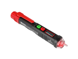 CORN Voltage Tester/Non-Contact Voltage Tester with Dual Range AC 12V-1000V/48V-1000V, Live/Null Wire Tester, Electrical Tester with LCD Display, Buzzer Alarm, Wire Breakpoint Finder-Red CORN Voltage Tester/Non-Contact Voltage Tester with Dual Range AC 12V-1000V/48V-1000V, Live/Null Wire Tester, Electrical Tester with LCD Display, Buzzer Alarm, Wire Breakpoint Finder-Red