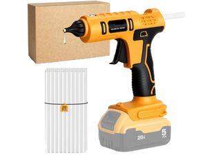 Cordless Hot Glue Gun for Dewalt 18V/20V Battery, Handheld Wireless Power Heavy Duty Hot Glue Gun Full Size Kit with 20pcs 0.43'' Hot Glue Sticks for Home Repair, Arts & Crafts(Battery NOT Include) Cordless Hot Glue Gun for Dewalt 18V/20V Battery, Handheld Wireless Power Heavy Duty Hot Glue Gun Full Size Kit with 20pcs 0.43'' Hot Glue Sticks for Home Repair, Arts & Crafts(Battery NOT Include)