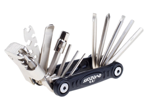 EyezOff 18-Function Folding Bicycle Multi Tool (Black/Silver) EyezOff 18-Function Folding Bicycle Multi Tool (Black/Silver)