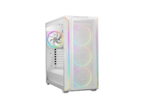 be quiet! Shadow Base 800 FX - ARGB - 4 Light Wings 140mm PWM Fans - Mid-Tower PC Gaming Case - 420mm radiators or E-ATX motherboards Support -White