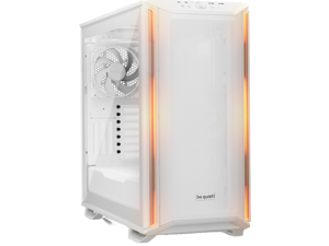 be quiet! Dark Base 701 Mid Tower PC Case | Mesh Front | Airflow Optimized | 3 Pre-Installed Silent Wings 4 Fans | ARGB Lighting with Controller | Tempered Glass | PWM and ARGB Hub | White