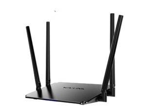 WAVLINK Wireless Router 1200Mbps, 5GHz+2.4GHz Dual Band WiFi 5 Router with 4x5dBi Antennas, 10/100Mbps WAN/LAN, Supports Router/AP/Repeater Mode, Beamforming Tech