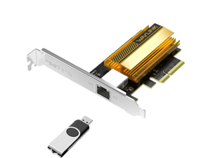WAVLINK 10G Base-T PCIe Network Card, 10000/5000/2500Mbps PCI Express Ethernet Adapter with AQC113 Controller, 10G NIC for Windows 11/10 & Linux with Low Profile Bracket WAVLINK 10G Base-T PCIe Network Card, 10000/5000/2500Mbps PCI Express Ethernet Adapter with AQC113 Controller, 10G NIC for Windows 11/10 & Linux with Low Profile Bracket