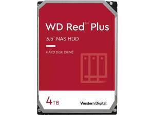 WD Red Plus 4TB NAS Hard Disk Drive - 5400 RPM Class SATA 6G...