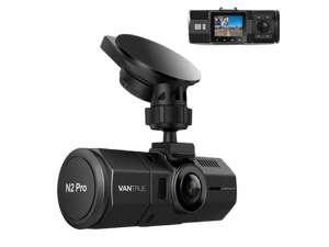 Vantrue N2 Pro Uber Dual Dash Cam Infrared Night Vision, Dual Channel 1080P Front and Inside, 2.5K Single Front Car Accident Dash Camera, 24hr Motion Sensor Parking Mode, Support 256GB max