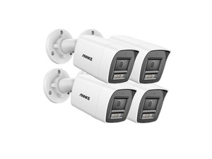 ANNKE 4PCS Bullet 8MP 4K Ultra HD Poe Onvif Poe IP Security Camera with H.265+ Coding Outdoor Indoor IP67 Weatherproof Audio Recording Supports 256 GB TF Card Remote Access, Lntelligent Dual Light ANNKE 4PCS Bullet 8MP 4K Ultra HD Poe Onvif Poe IP Security Camera with H.265+ Coding Outdoor Indoor IP67 Weatherproof Audio Recording Supports 256 GB TF Card Remote Access, Lntelligent Dual Light
