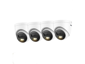 ANNKE 4PCS 3K PoE Security Camera, Outdoor Turret Surveillance Wired Cameras for Home Security, AI Human/Vehicle Detection, Smart Dual Light, Color Night Vision, 120 dB WDR, 2.8mm Lens, Built-in Mic ANNKE 4PCS 3K PoE Security Camera, Outdoor Turret Surveillance Wired Cameras for Home Security, AI Human/Vehicle Detection, Smart Dual Light, Color Night Vision, 120 dB WDR, 2.8mm Lens, Built-in Mic