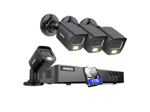 ANNKE 8CH Wired Outdoor Security Camera System with AI Human/Vehicle Detection, 5MP Lite H.265+ CCTV DVR Recorder and 4 x 1080P Surveillance Cameras, Email Alert with Snapshots, 1TB HDD, Black ANNKE 8CH Wired Outdoor Security Camera System with AI Human/Vehicle Detection, 5MP Lite H.265+ CCTV DVR Recorder and 4 x 1080P Surveillance Cameras, Email Alert with Snapshots, 1TB HDD, Black