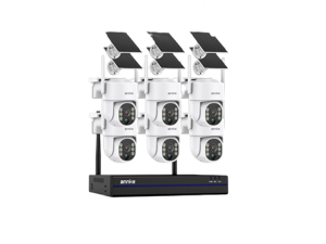 ANNKE 4MP Ultra HD 16 Channel 6 Cameras Wireless NVR Security System, 2.4/5.8G Dual-Band WiFi, Human Motion Detection, Two-Way Audio, Night Vision, Works with Alexa, 0TB HDD ANNKE 4MP Ultra HD 16 Channel 6 Cameras Wireless NVR Security System, 2.4/5.8G Dual-Band WiFi, Human Motion Detection, Two-Way Audio, Night Vision, Works with Alexa, 0TB HDD