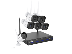 ANNKE H.265+ Wireless Security Camera System with Built In Microphone and Speaker, 8CH WIFI 3K NVR and 6Pcs 5MP Outdoor WiFi Cameras for Recording and Remote View, 100ft Night, NO HDD ANNKE H.265+ Wireless Security Camera System with Built In Microphone and Speaker, 8CH WIFI 3K NVR and 6Pcs 5MP Outdoor WiFi Cameras for Recording and Remote View, 100ft Night, NO HDD