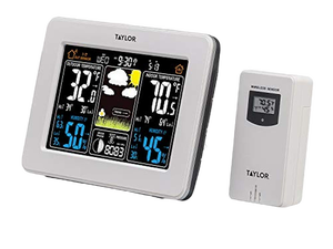 Taylor Wireless Digital Deluxe Color Weather Station Forecaster Taylor Wireless Digital Deluxe Color Weather Station Forecaster