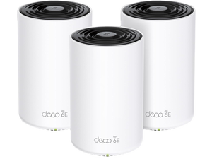 TP-Link Deco AXE4900 Tri-Band WiFi 6E Mesh WiFi System (Deco XE70 Pro)| 2.5G WAN/LAN Ports | 4.9 Gbps Wi-Fi | 7,200 Sq. Ft Coverage | Connect up to 200 Devices | New 6 GHz Band | 3-Pack |2024 Release TP-Link Deco AXE4900 Tri-Band WiFi 6E Mesh WiFi System (Deco XE70 Pro)| 2.5G WAN/LAN Ports | 4.9 Gbps Wi-Fi | 7,200 Sq. Ft Coverage | Connect up to 200 Devices | New 6 GHz Band | 3-Pack |2024 Release