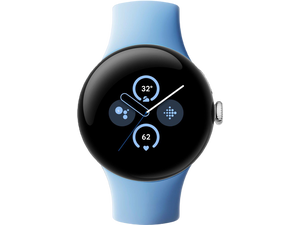 Google - Pixel Watch 2 Polished Silver Smartwatch with Bay Active Band Wi-Fi - Polished Silver Google - Pixel Watch 2 Polished Silver Smartwatch with Bay Active Band Wi-Fi - Polished Silver