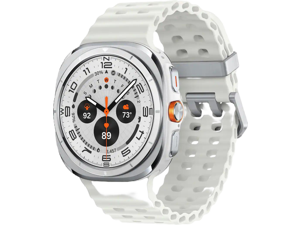 Samsung - Galaxy Watch Ultra Titanium Smartwatch 47mm LTE - Titanium White Samsung - Galaxy Watch Ultra Titanium Smartwatch 47mm LTE - Titanium White