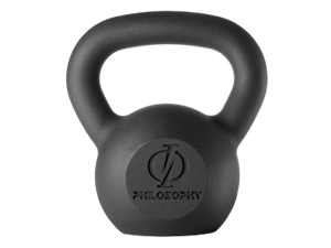 Philosophy Gym Cast Iron Kettlebell Weight, 5 lbs Philosophy Gym Cast Iron Kettlebell Weight, 5 lbs