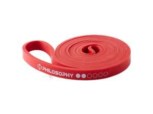 Philosophy Gym Pull Up Assist Band - 1/2" (15-25 lbs), Red - Resistance Power Loop Exercise Band Philosophy Gym Pull Up Assist Band - 1/2" (15-25 lbs), Red - Resistance Power Loop Exercise Band