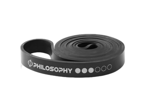 Philosophy Gym Pull Up Assist Band - 3/4" (50-75 lbs), Black - Resistance Power Loop Exercise Band Philosophy Gym Pull Up Assist Band - 3/4" (50-75 lbs), Black - Resistance Power Loop Exercise Band