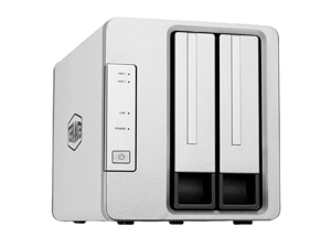 TERRAMASTER F2-423 2-Bay High Performance NAS for SMB with N5095 Quad-core CPU, 4GB DDR4 Memory, 2.5GbE Port x 2,Network Storage Server (Diskless)