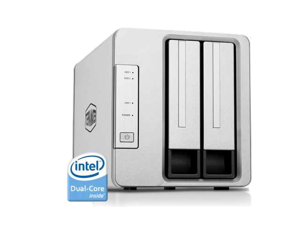 TerraMaster F2-221 NAS 2-Bay Cloud Storage Intel Dual Core 2.0GHz Plex Media Server Network Storage (Diskless)
