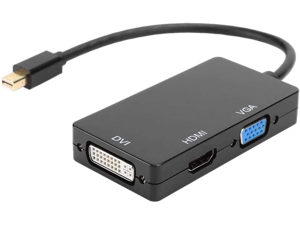 Tosuny Docking Station Mini Display Port to VGA+HDMI+DVI Adapter 50/60Hz 700mW, Supports Mini Display Port 1.1a Dual Mode Input(Black) Tosuny Docking Station Mini Display Port to VGA+HDMI+DVI Adapter 50/60Hz 700mW, Supports Mini Display Port 1.1a Dual Mode Input(Black)
