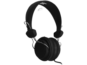 HamiltonBuhl FV-BLK TRRS Headset with In-Line Microphone, Black