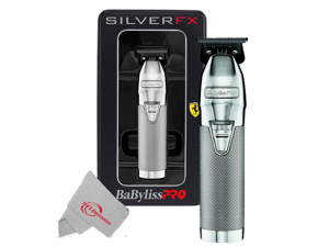 BaByliss PRO SILVER FX Skeleton Exposed T-Blade Outlining Cordless Trimmer FX787S