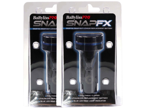 2x BaByliss Pro SNAPFX Replacement Battery Fits FX890 Clipper FXBPC