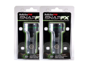 2x BaBylissPRO SnapFX High Capacity Clipper Replacement Battery (FXBPC33) fits FX890 Clipper