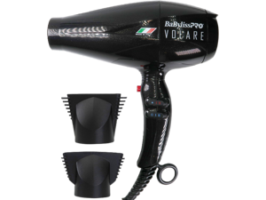 BaByliss Pro Volare Nano Titanium Professional Quality Italian Performance Hair Dryer 2000-Watt Blow Dryer (Black) #BVOL1