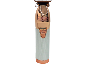 BaByliss Pro ROSEFX+ Professional Cord/Cordless All-Metal Lithium Outlining Trimmer Rose Gold #FX787NRG