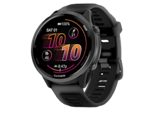 Garmin® Forerunner® 570, 47mm, Advanced GPS Running and Triathlon Smartwatch, AMOLED Display, Training and Recovery Features, Slate Gray Aluminum with Translucent Black/Black Band Garmin® Forerunner® 570, 47mm, Advanced GPS Running and Triathlon Smartwatch, AMOLED Display, Training and Recovery Features, Slate Gray Aluminum with Translucent Black/Black Band
