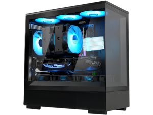 Zalman P10 mATX Mini Tower PC Case - 120mm ARGB 4-pin PWM Fan Pre-Installed, Panoramic Tempered Glass, USB Type-C & 3.0, Cable Management System, M-ATX / ITX Computer Case, Black