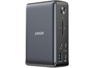 Anker Docking Station, PowerExpand 13-in-1 USB-C Dock for USB-C Laptops, 85W Charging for Laptop, 18W Charging for Phone, 4K HDMI, 1Gbps Ethernet, Audio, USB-A Gen 1, USB-C Gen 2, SD 3.0